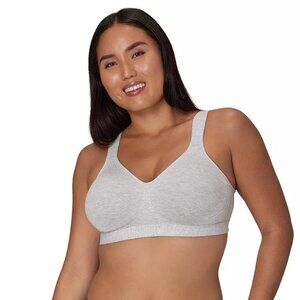 Playtex 18 Hour Ultimate Lift & Support Wireless Full Coverage Bra Sz 36C Gray